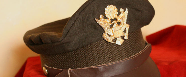 Casquette d'officier US WWII