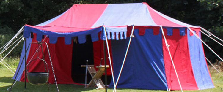 Knights Tent Burgund